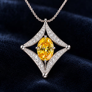 Golden Radiance Necklace – Unique Yellow Stone Statement Jewellery - Get Free Shipping