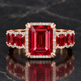 Ruby Red Elegance Ring – A Stunning Statement of Luxury - Get Free Shipping