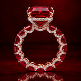 Ruby Red Elegance Ring – A Stunning Statement of Luxury - Get Free Shipping