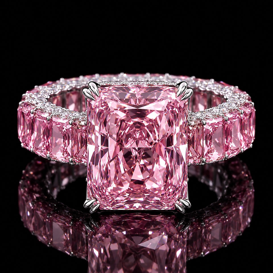 Stunning Red Zircon Statement Ring – A Touch of Luxury - Get Free Shipping