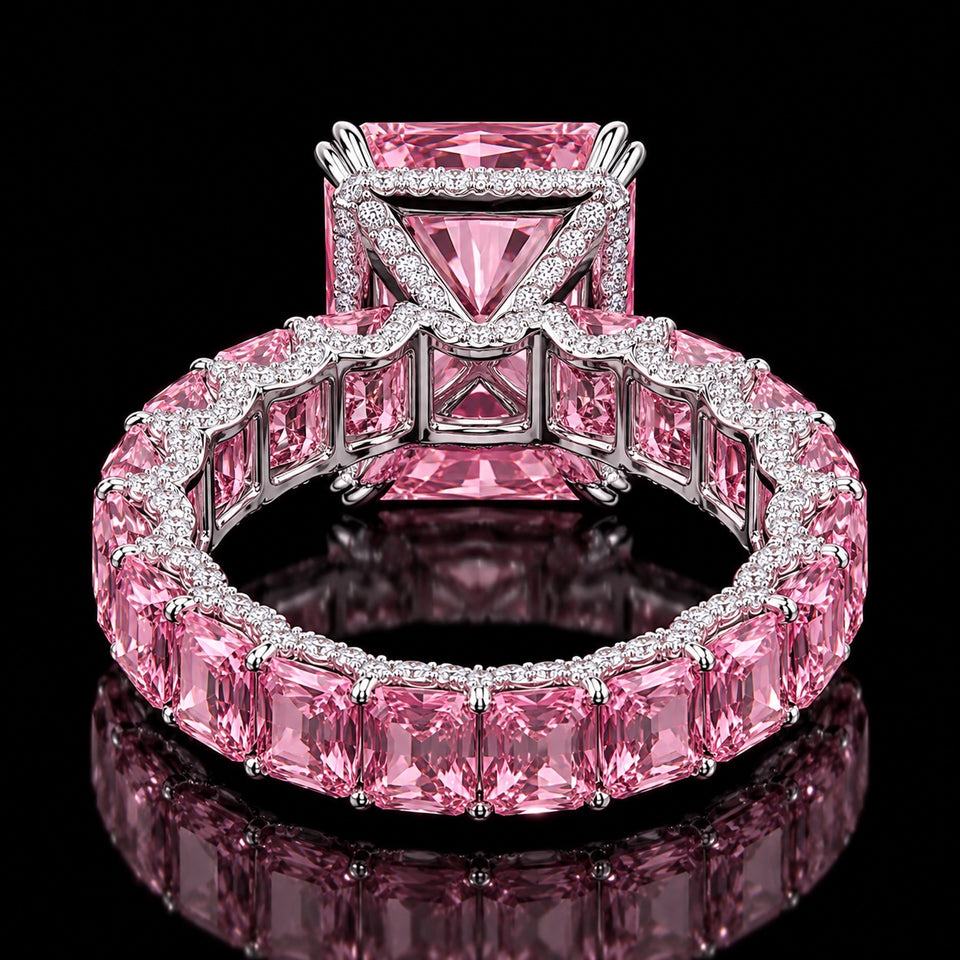 Stunning Red Zircon Statement Ring – A Touch of Luxury - Get Free Shipping