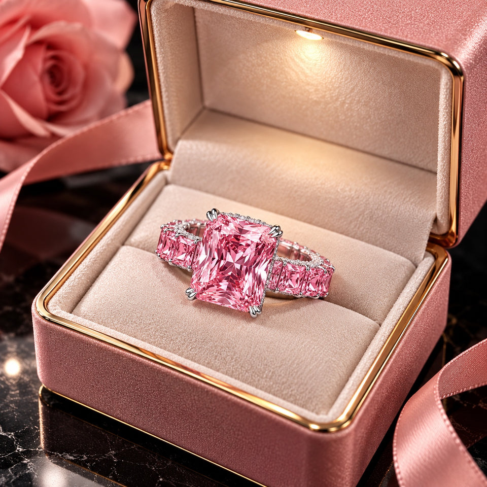Stunning Red Zircon Statement Ring – A Touch of Luxury - Get Free Shipping