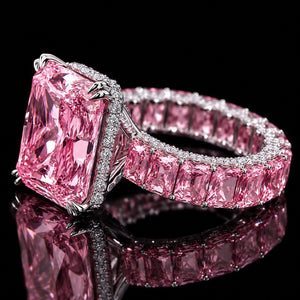 Stunning Red Zircon Statement Ring – A Touch of Luxury - Get Free Shipping