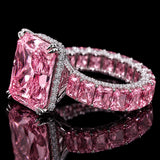 Stunning Red Zircon Statement Ring – A Touch of Luxury - Get Free Shipping